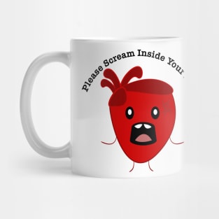 Please Scream Inside your Heart: Special Mr. Hearty Edition Mug